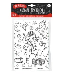 Alternative view of Ausmal Tischdecke „Pirat“