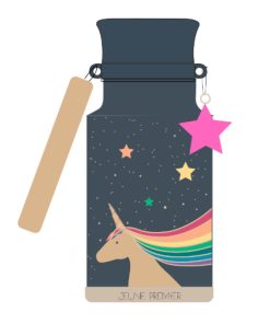 Trinkflasche „Unicorn Gold“
