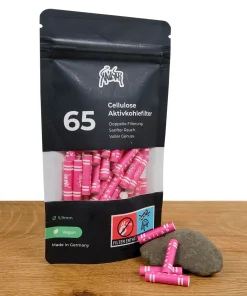 Alternative view of Kailar Aktivkohlefilter Slim Size Pink 65er Pack Ø5,9mm