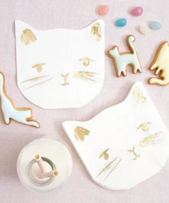 Alternative view of Kätzchen-Servietten von Meri Meri