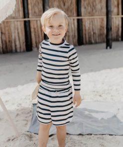 UV Langarmshirt „White navy“