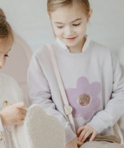 Alternative view of Oversized Sweatshirt „Sparkling Flower“ (Lavender)
