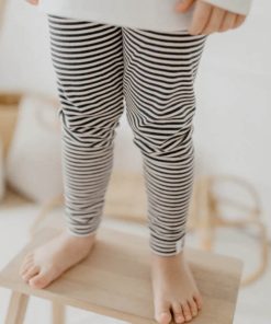 Alternative view of Jersey Leggings „Navy Stripes“
