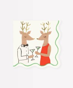 Alternative view of Servietten „Mr. & Mrs. Rentier“ von Meri Meri