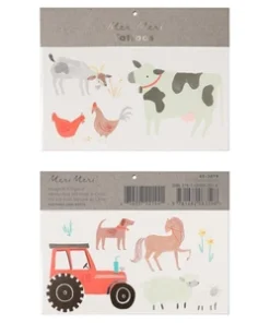 Alternative view of „Auf dem Bauernhof“-Tattoos (groß) von Meri Meri