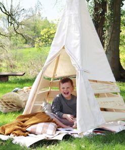 Outdoor Spielzelt Tipi (beige)
