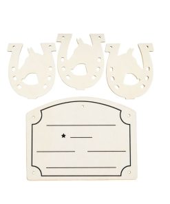 Stallschild für DIY Hobby Horse von Panduro