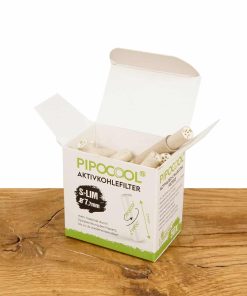 PipoCool Aktivkohlefilter Slim Ø7,7mm