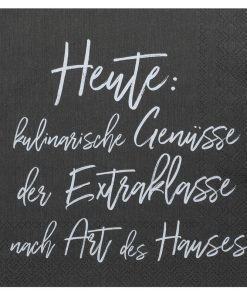 Alternative view of Servietten „Heute: Kulinarische Genüsse“