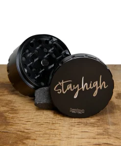 stayhigh Edelstahlgrinder 4-teilig Ø62mm schwarz