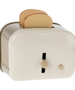 Miniatur-Toaster & Brot von Maileg (weiß)