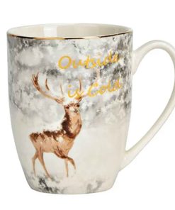 Alternative view of Wurm Becher Winterwald Tanne / Hirsch Dekor